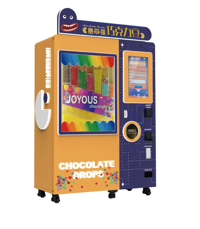Chocolate bean vending machine