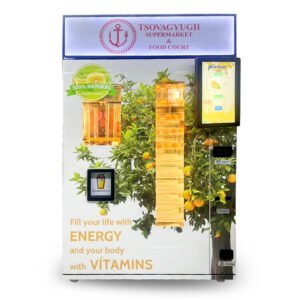 Orange juice vending machine
