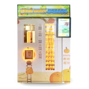 Orange juice vending machine