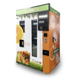 Orange juice vending machine