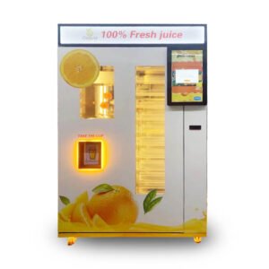 Orange juice vending machine