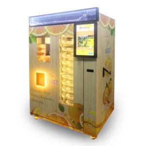 Orange juice vending machine