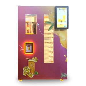 Orange juice vending machine