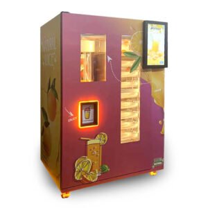 Orange juice vending machine